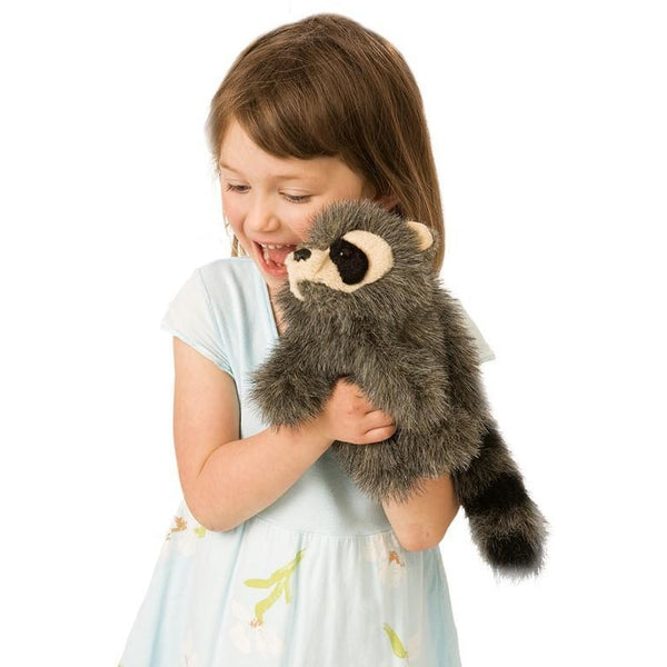 Folkmanis Raccoon, Baby Hand Puppet | Hand Puppets