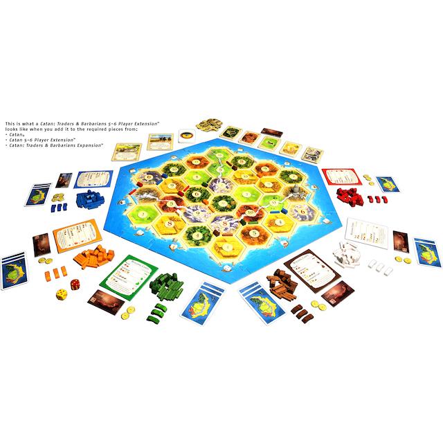 Catan: Traders & Barbarians 5 - 6 Player Extension | Board Games