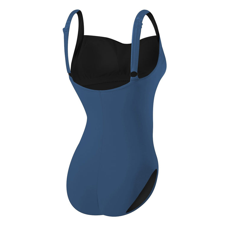 TYR Solid Twisted Bra Controlfit Swimsuit for Women - Scuba