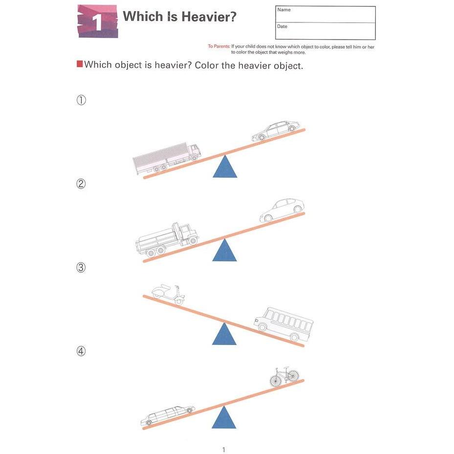 Kumon My Book of Measurement: Weight | Workbooks and Flashcards